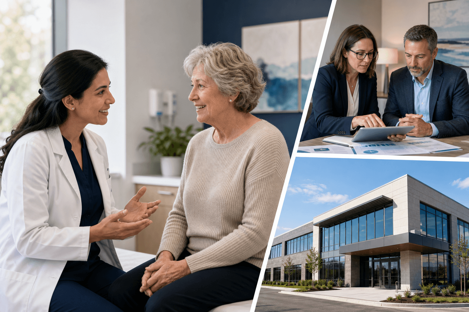 Healthcare consultation, clinic leadership, and medical real estate